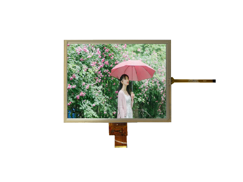 8寸高清電阻觸摸顯示屏